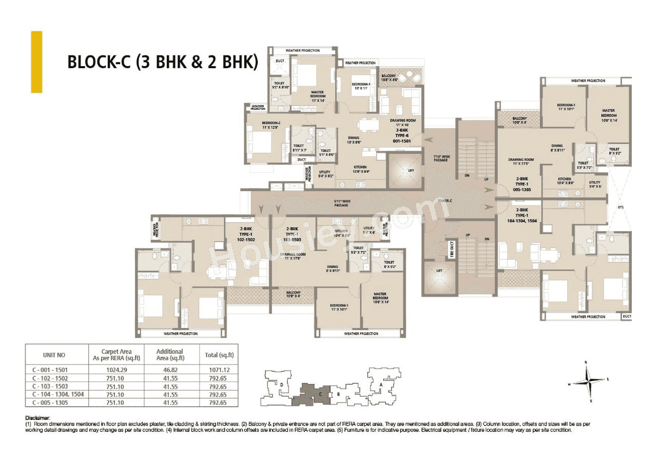 Arvind Bel Air Floor plan 3