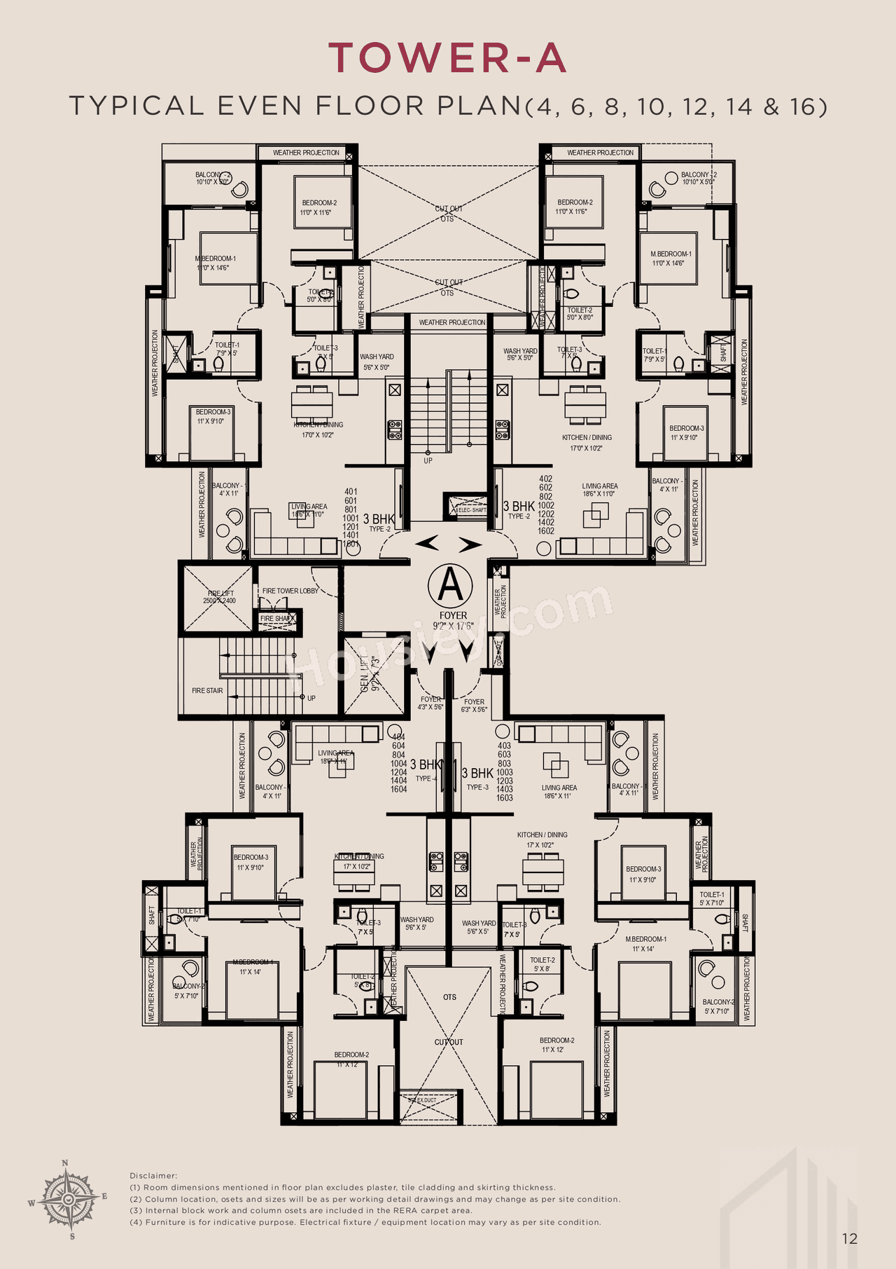 Arvind Crest Floor plan 1