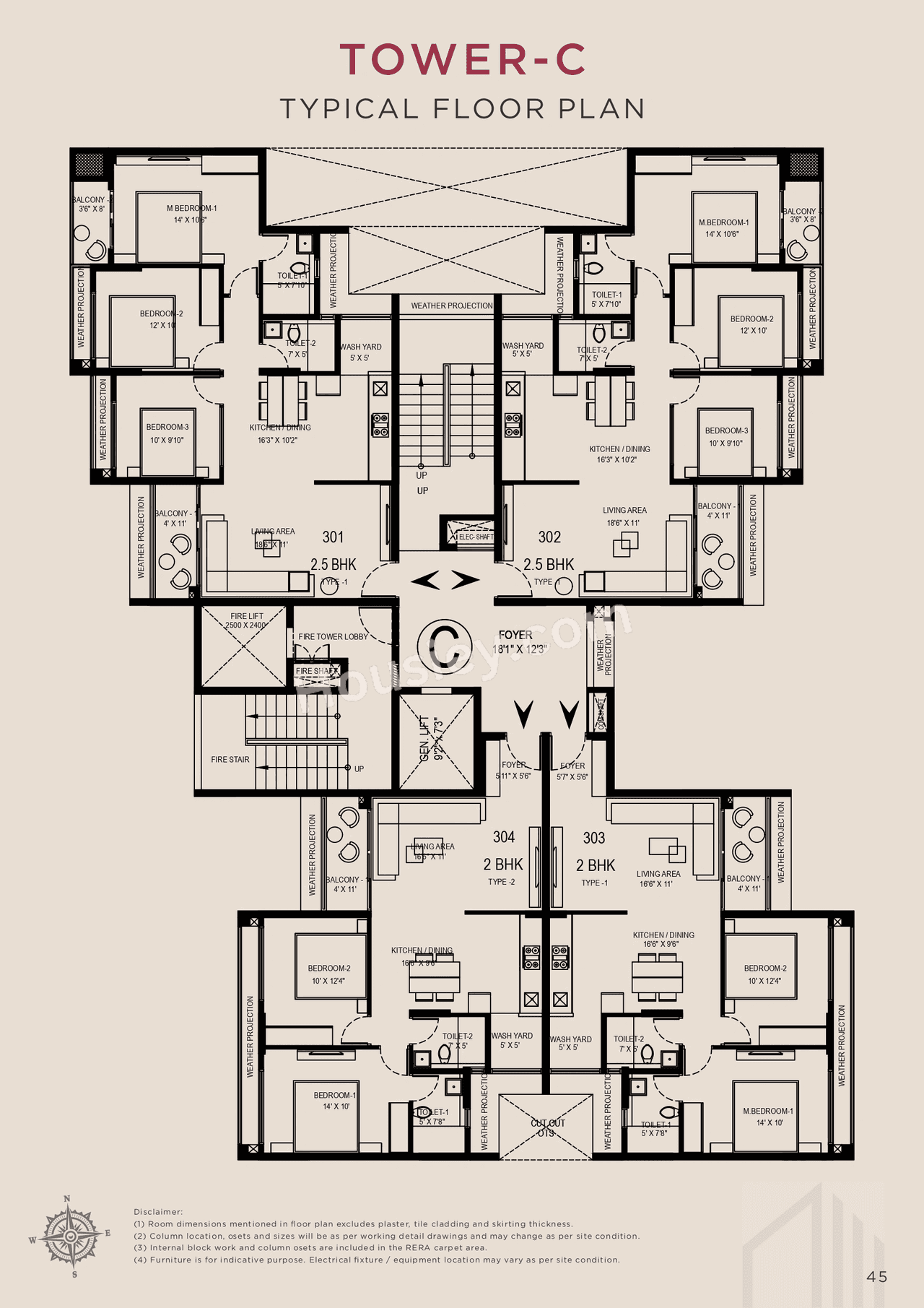Arvind Crest Floor plan 3