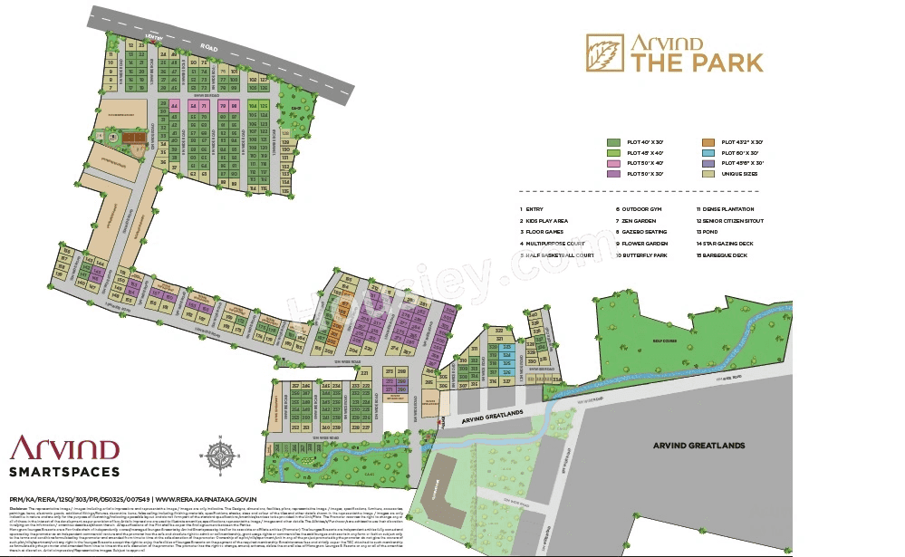 Arvind The Park Floor plan 1