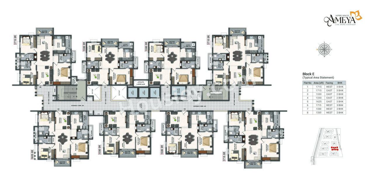 Aspire Spaces Ameya Floor plan 4