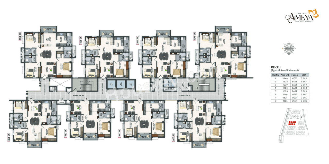 Aspire Spaces Ameya Floor plan 6