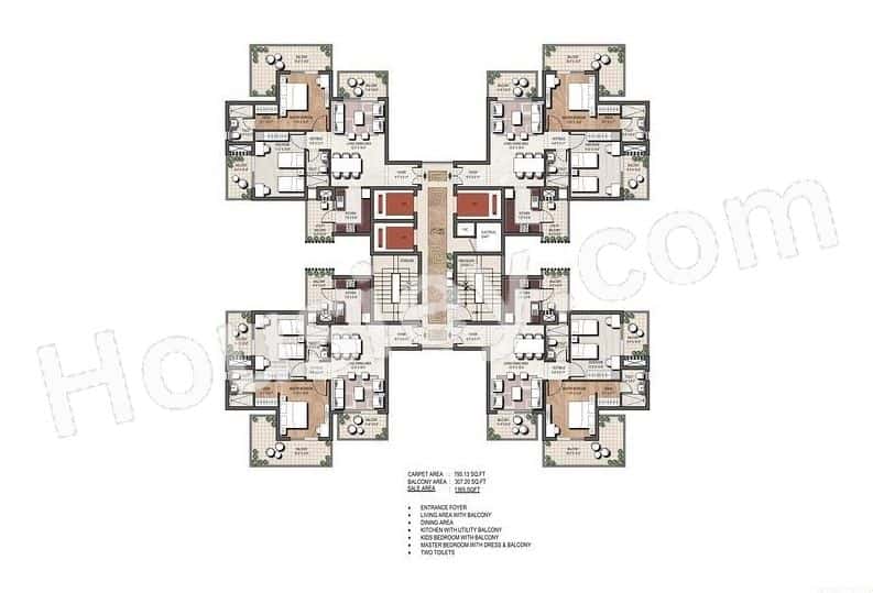 Assotech Blith Floor plan 1