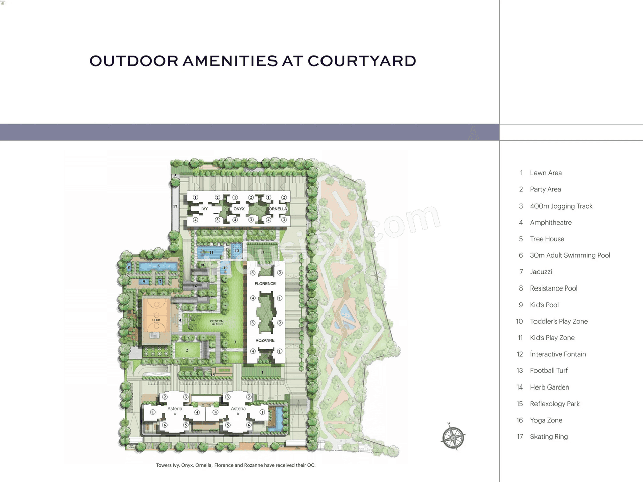 Asteria by Court yard Master Plan
