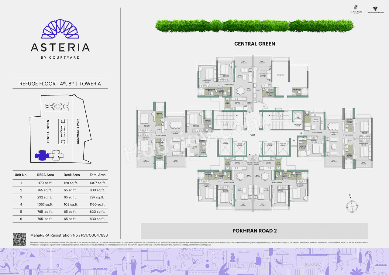 Asteria by Court yard Floor plan 4