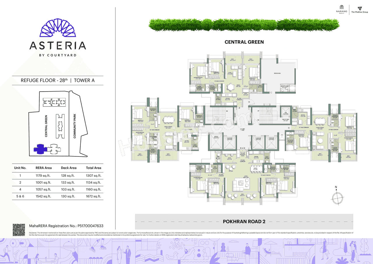 Asteria by Court yard Floor plan 5