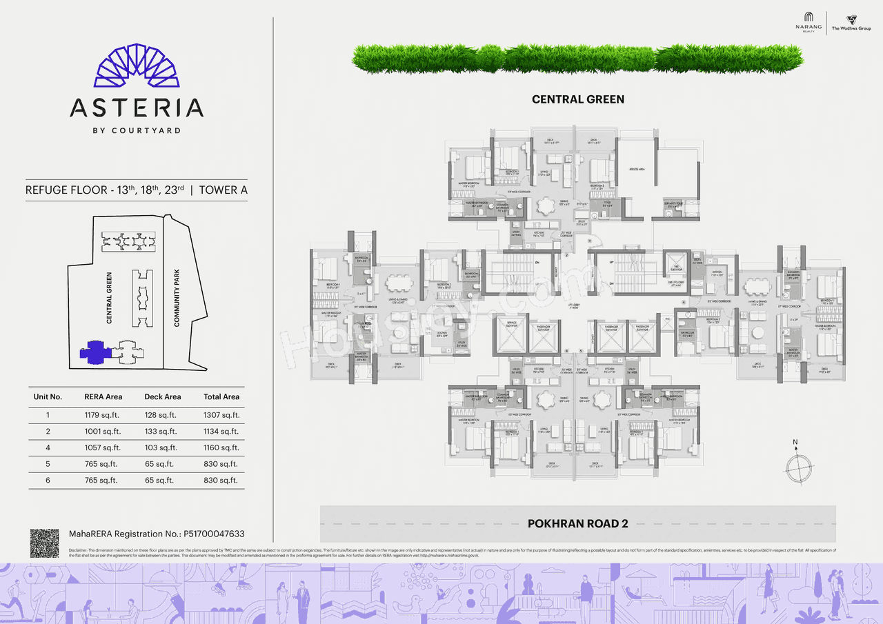 Asteria by Court yard Floor plan 6