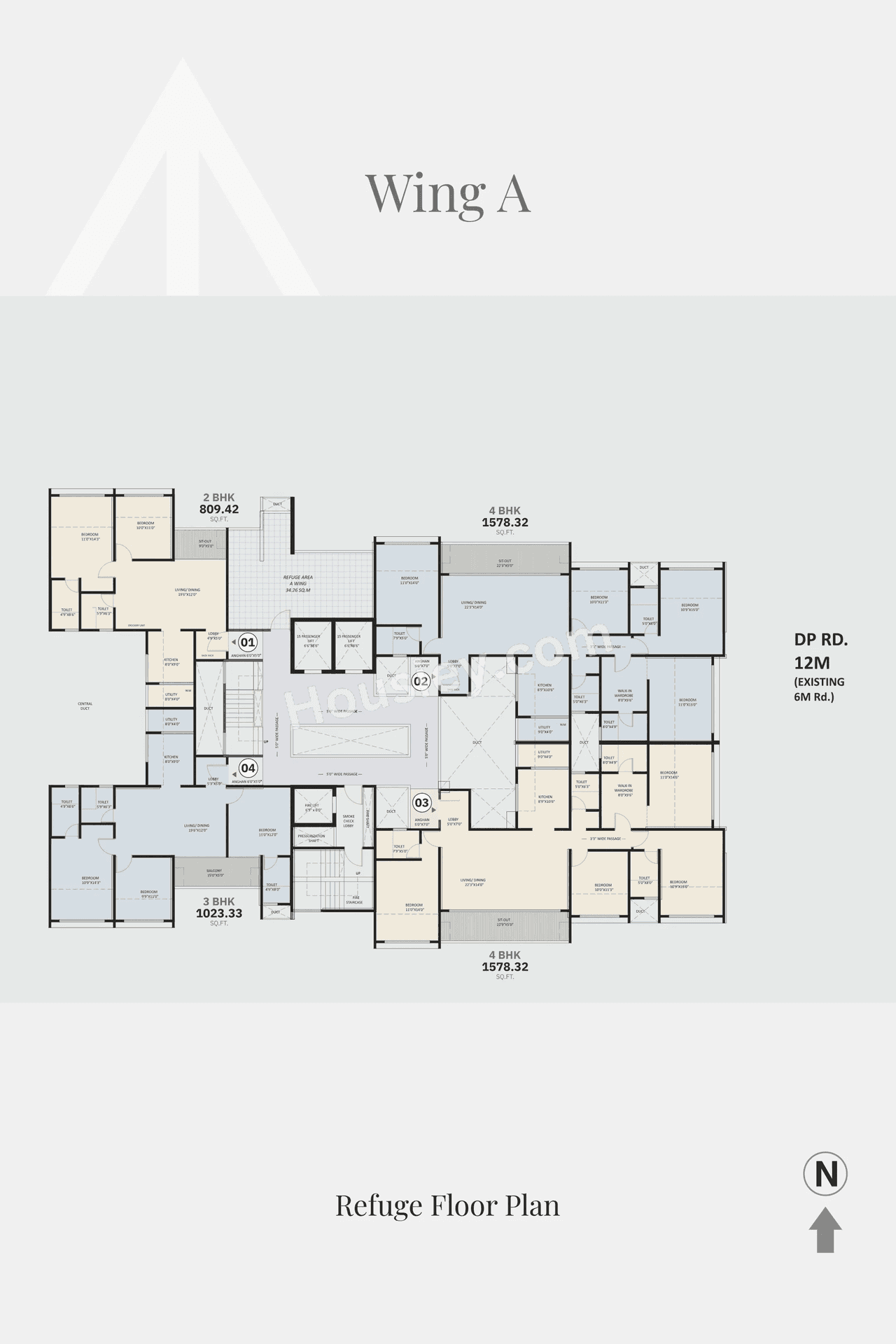 Atrium Montaire Floor plan 1
