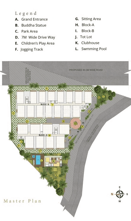 Atulyam Trident Master Plan