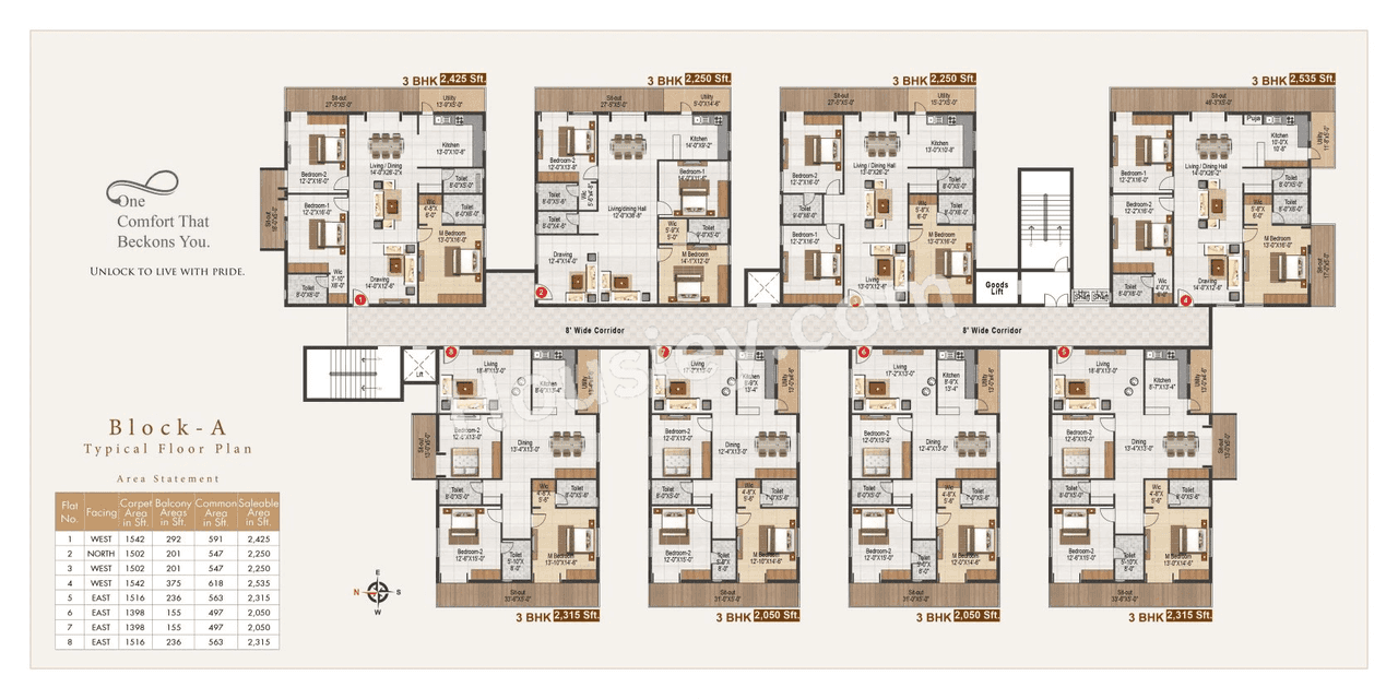 Atulyam Trident Floor plan 1