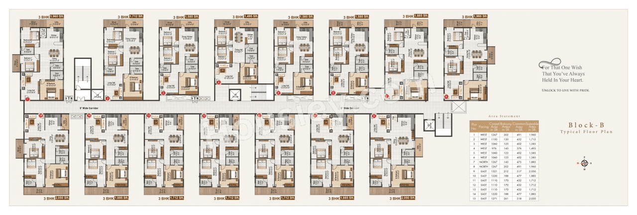 Atulyam Trident Floor plan 2