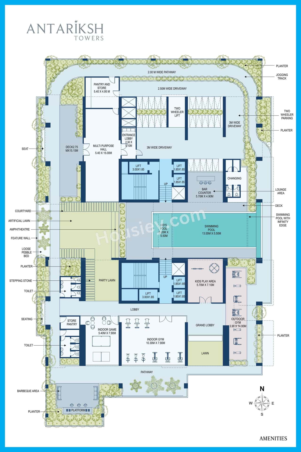 Aum Antariksh Towers Floor plan 7