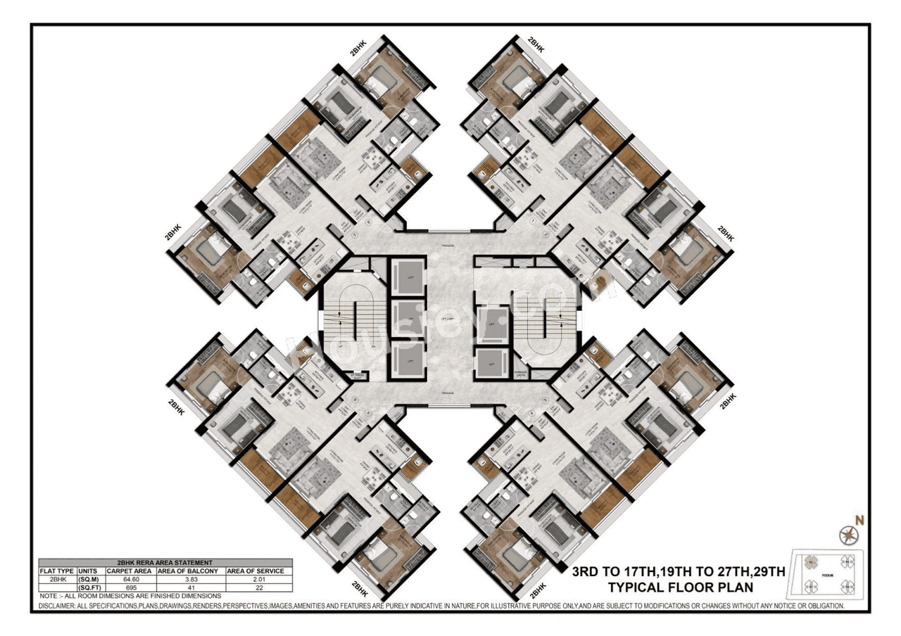 Aurum Q Islands Floor plan 3