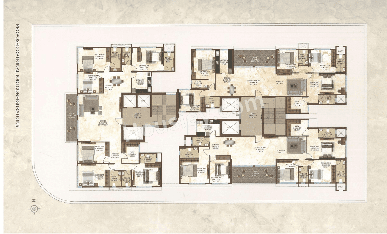 AVA Maimoona Residency Floor plan 1