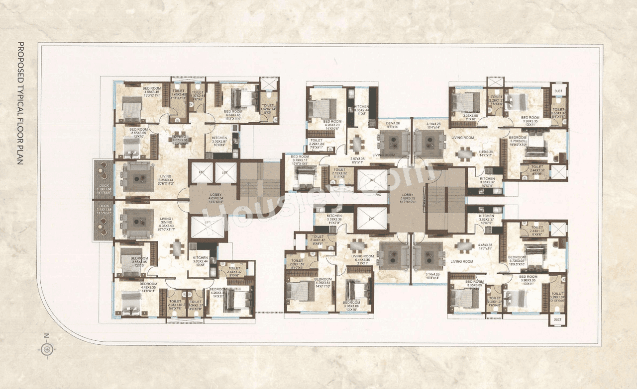 AVA Maimoona Residency Floor plan 4