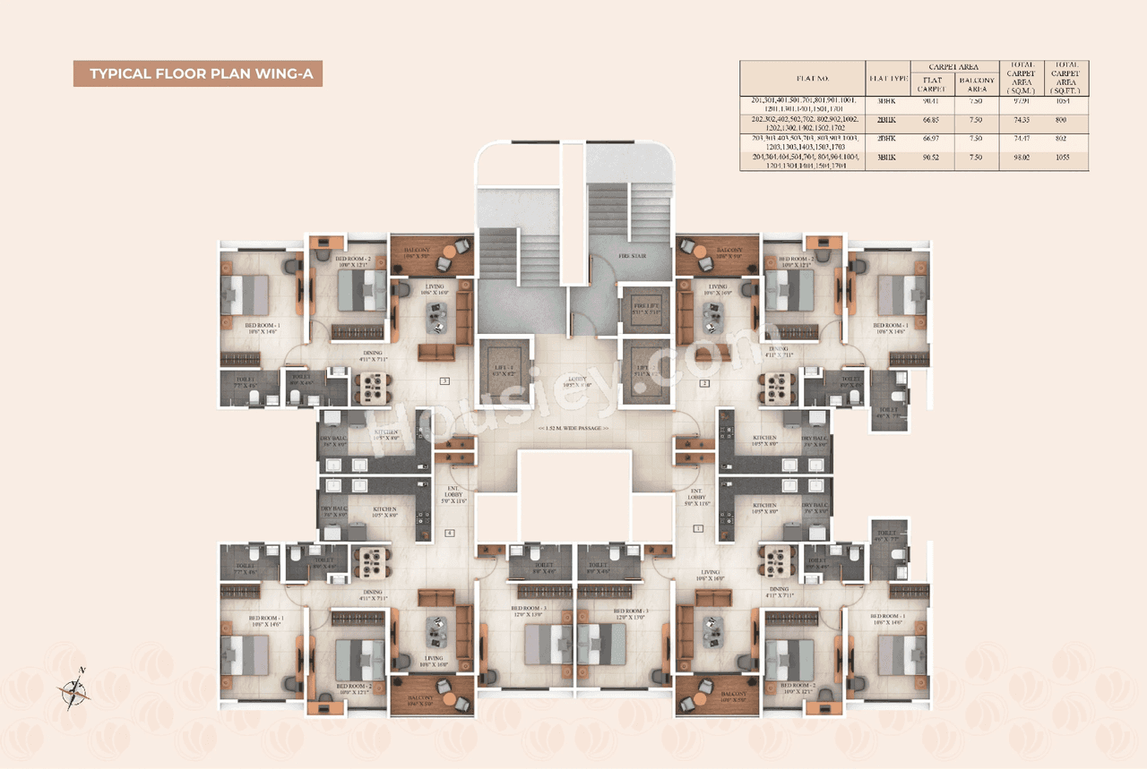 Avani Bansall Amara Floor plan 1