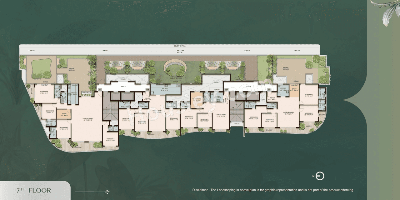 Avant Park West Floor plan 1