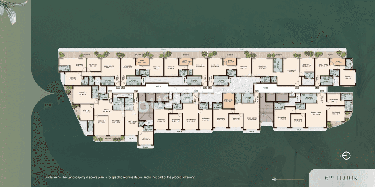 Avant Park West Floor plan 1