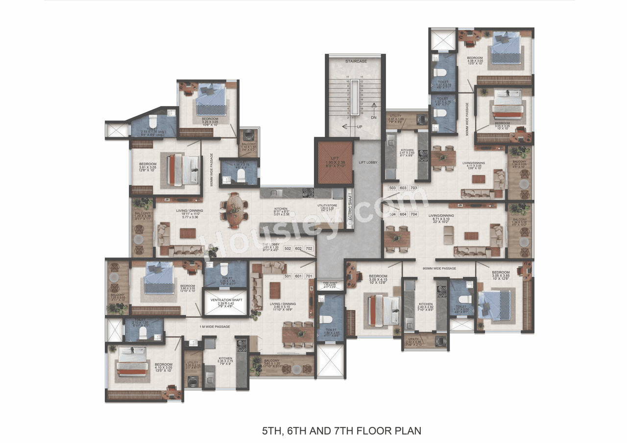 Avika Trinity Floor Plan