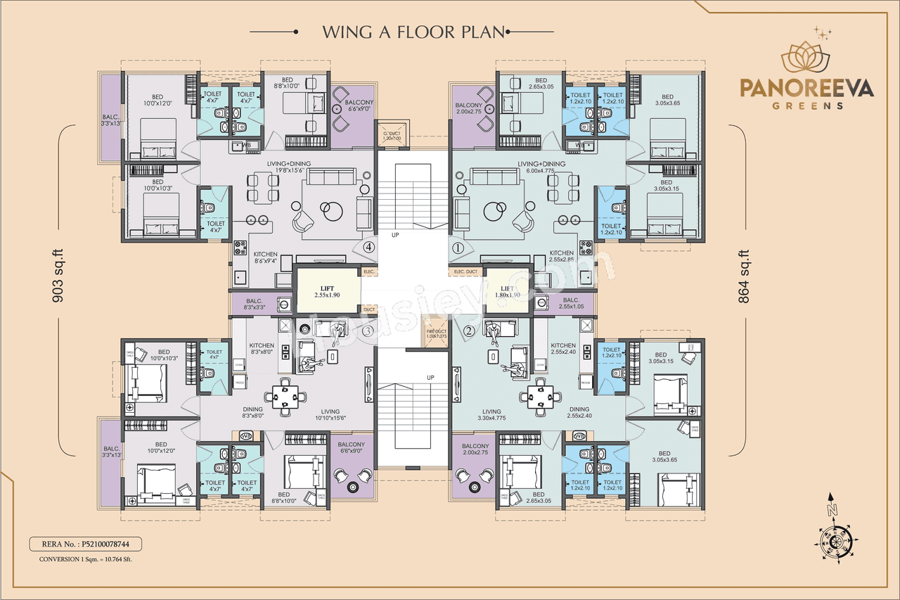Avirat Panoreeva Greens Floor Plan