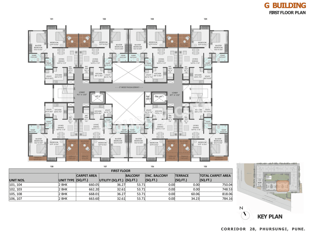 Avishkar Corridor 28 Floor plan 6