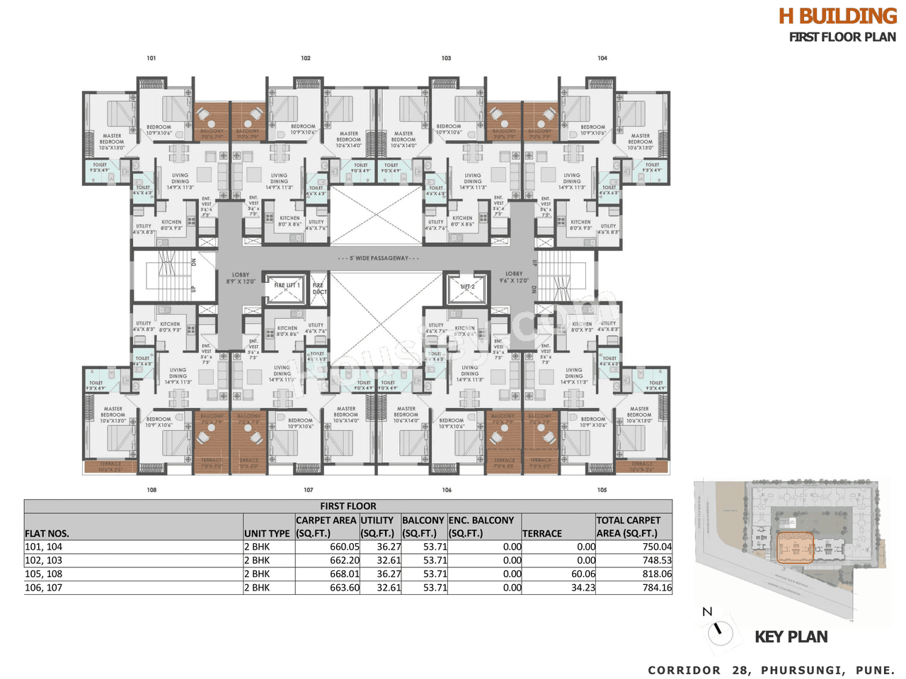 Avishkar Corridor 28 Floor plan 9