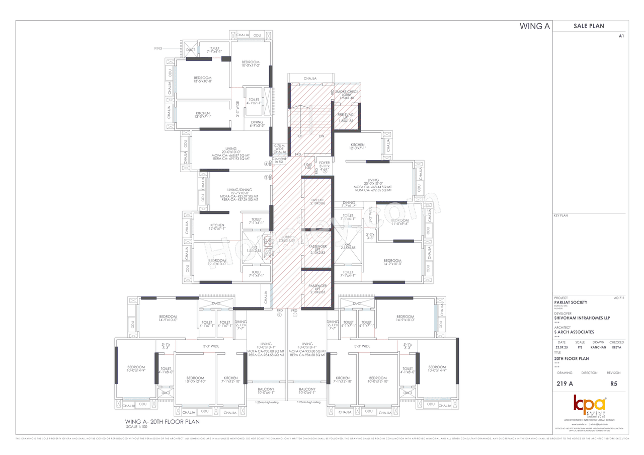 Avyukta Parijat Floor plan 1