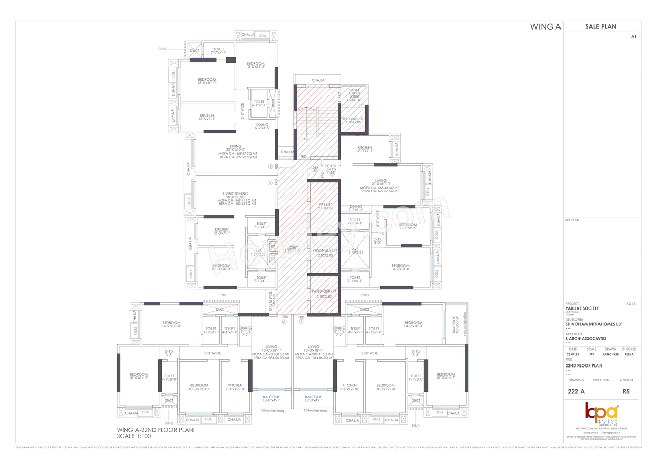 Avyukta Parijat Floor plan 2