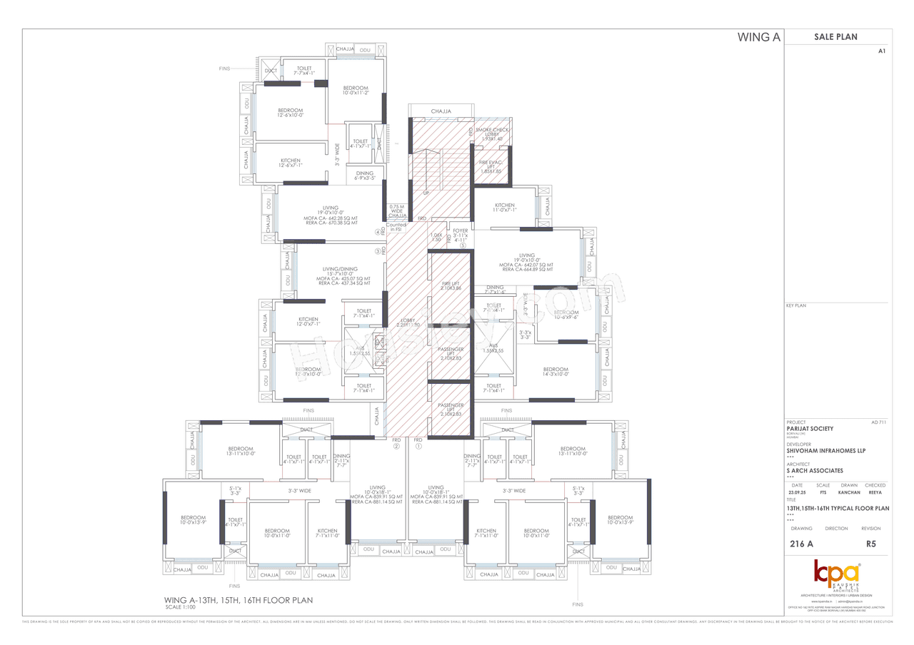 Avyukta Parijat Floor plan 11