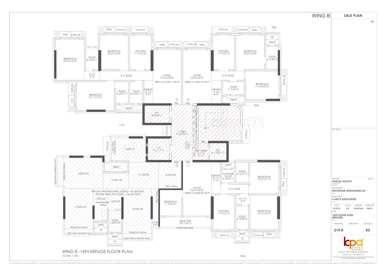 Avyukta Parijat Floor plan 13