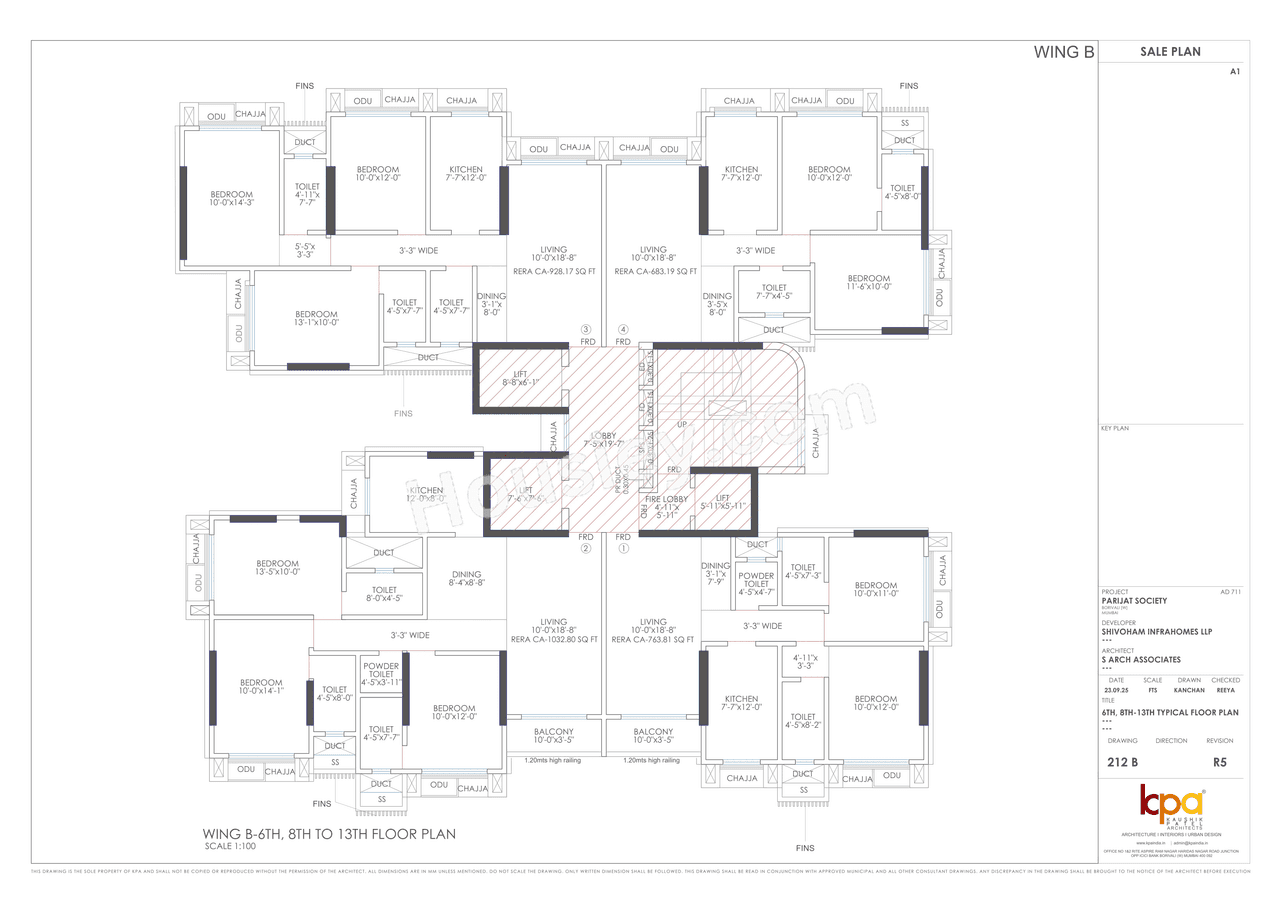 Avyukta Parijat Floor plan 15