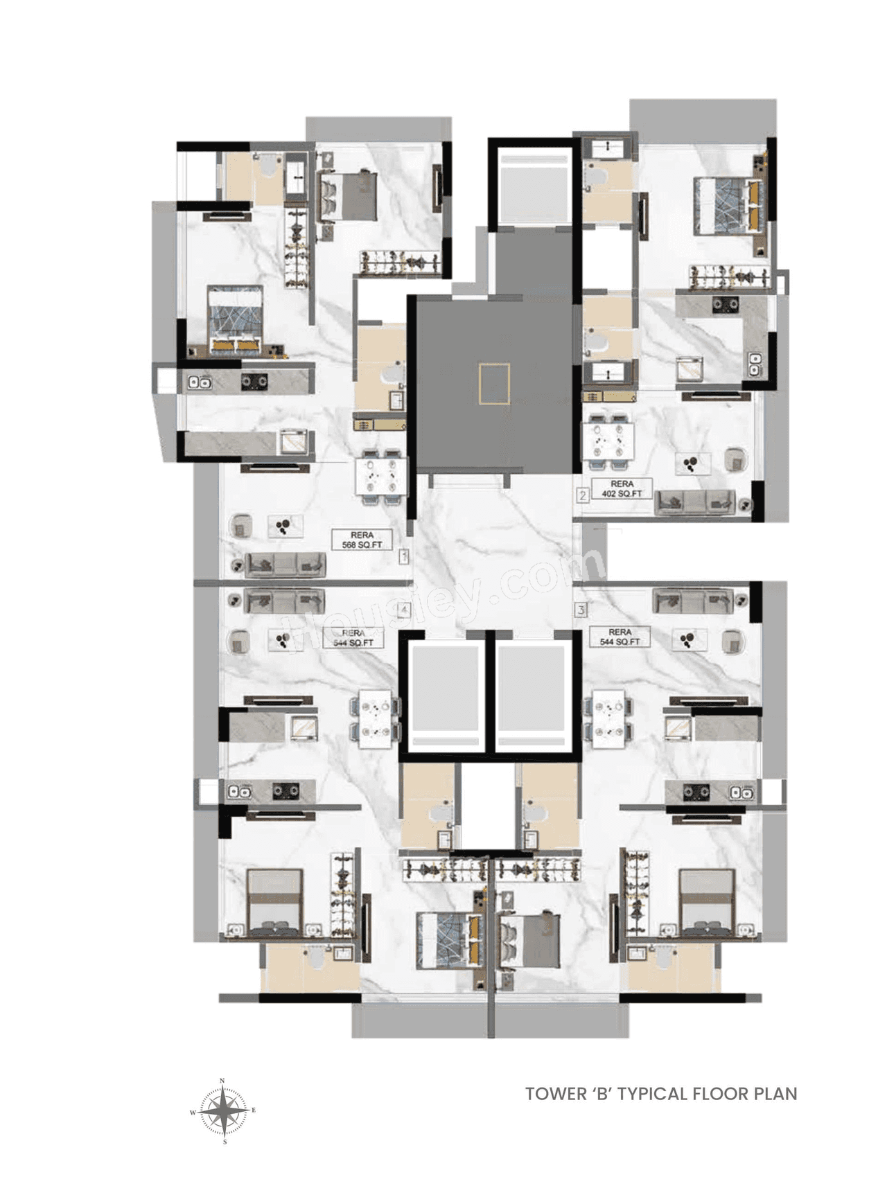 Avyukta Vedant Floor plan 2