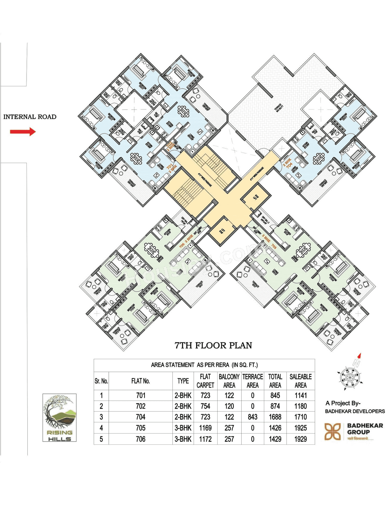 Badhekar Rising Hills Floor plan 1