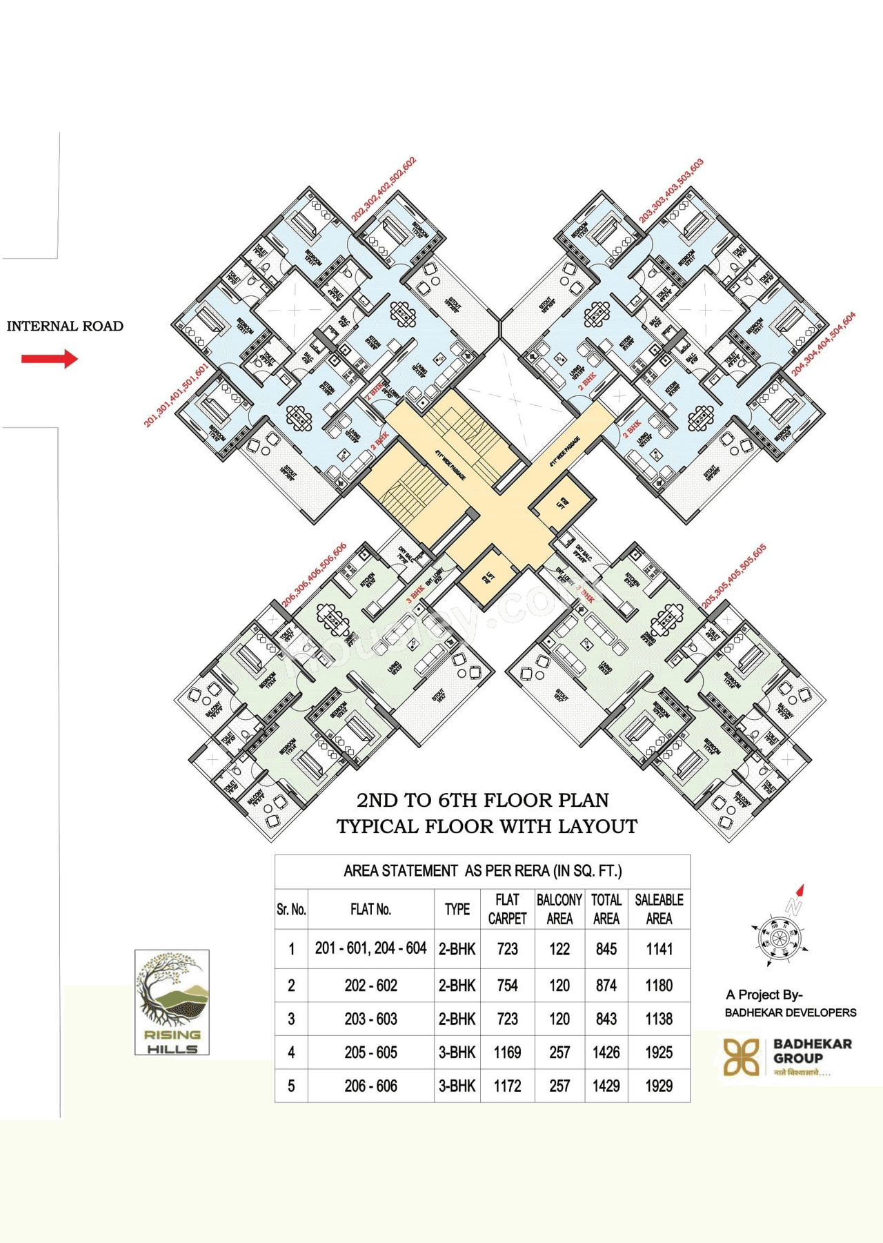 Badhekar Rising Hills Floor plan 2