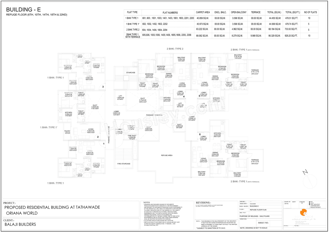 Balaji Oriana Nest Floor plan 4