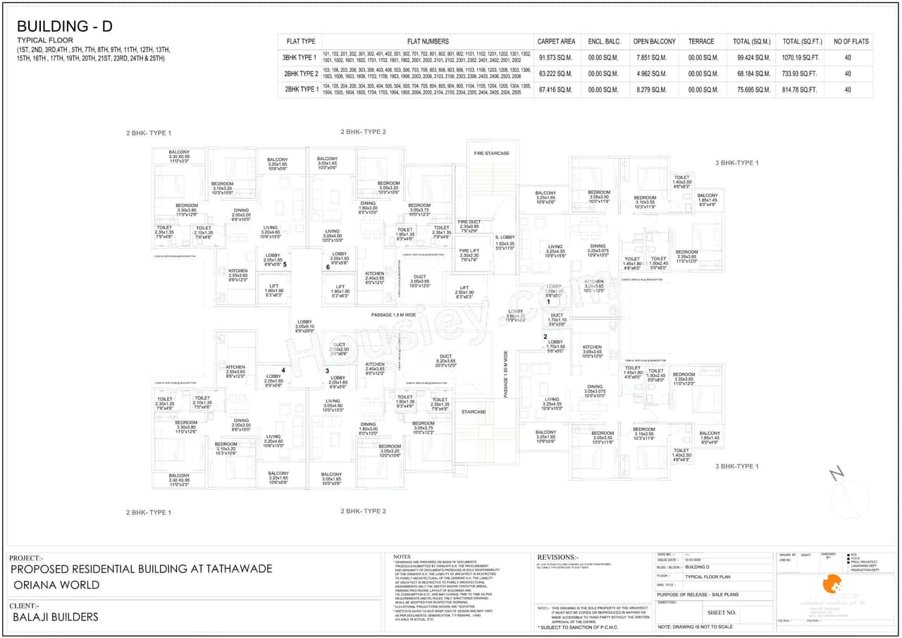 Balaji Oriana World Floor plan 2