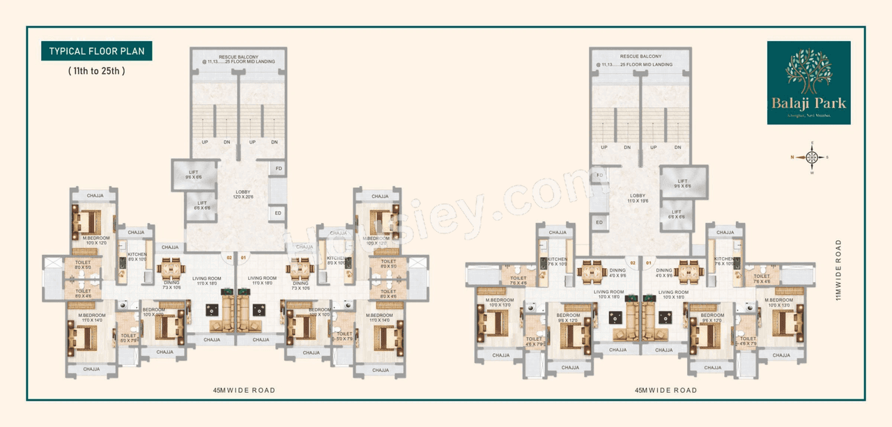 Balaji Park Floor plan 3