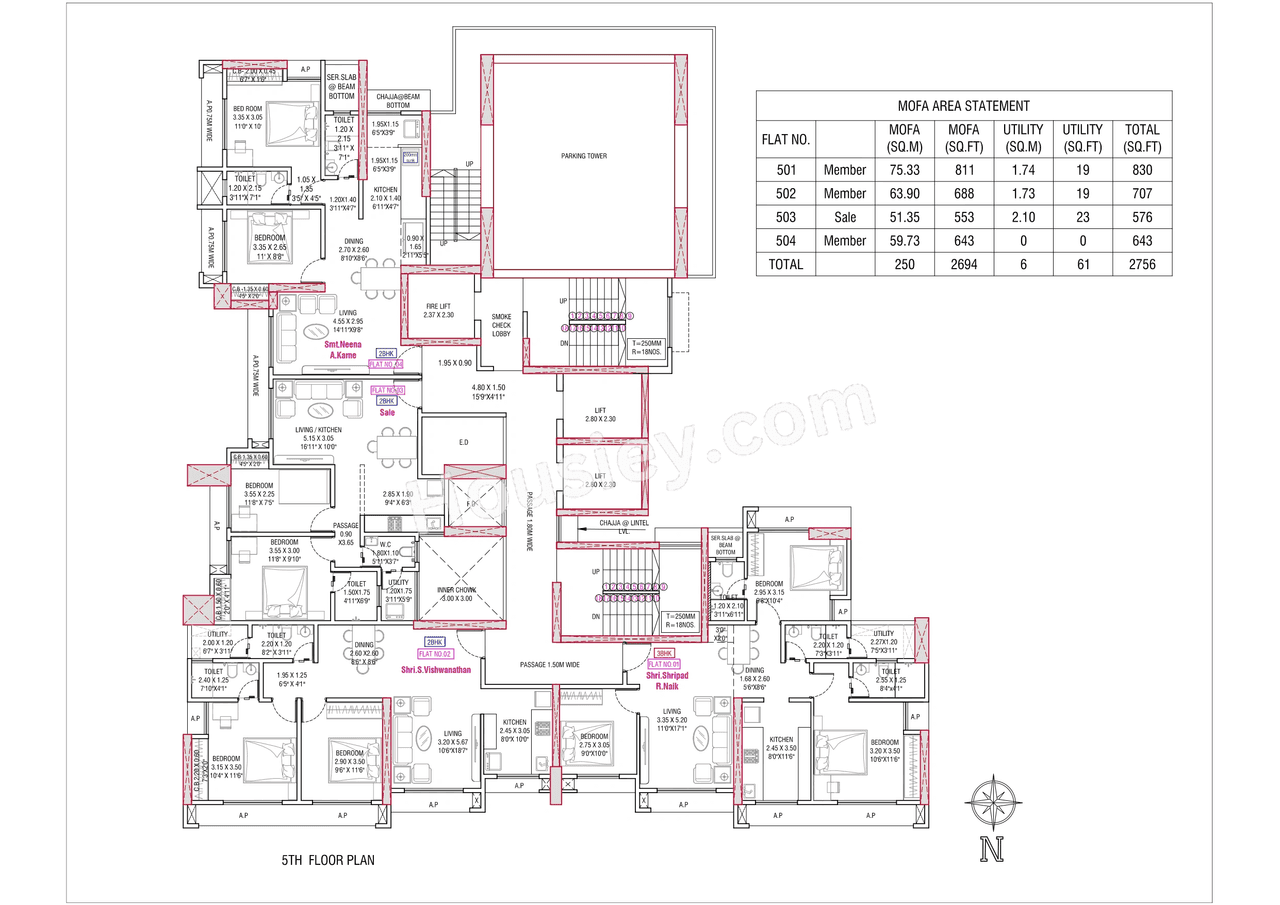 Bapat Navyug Floor plan 4