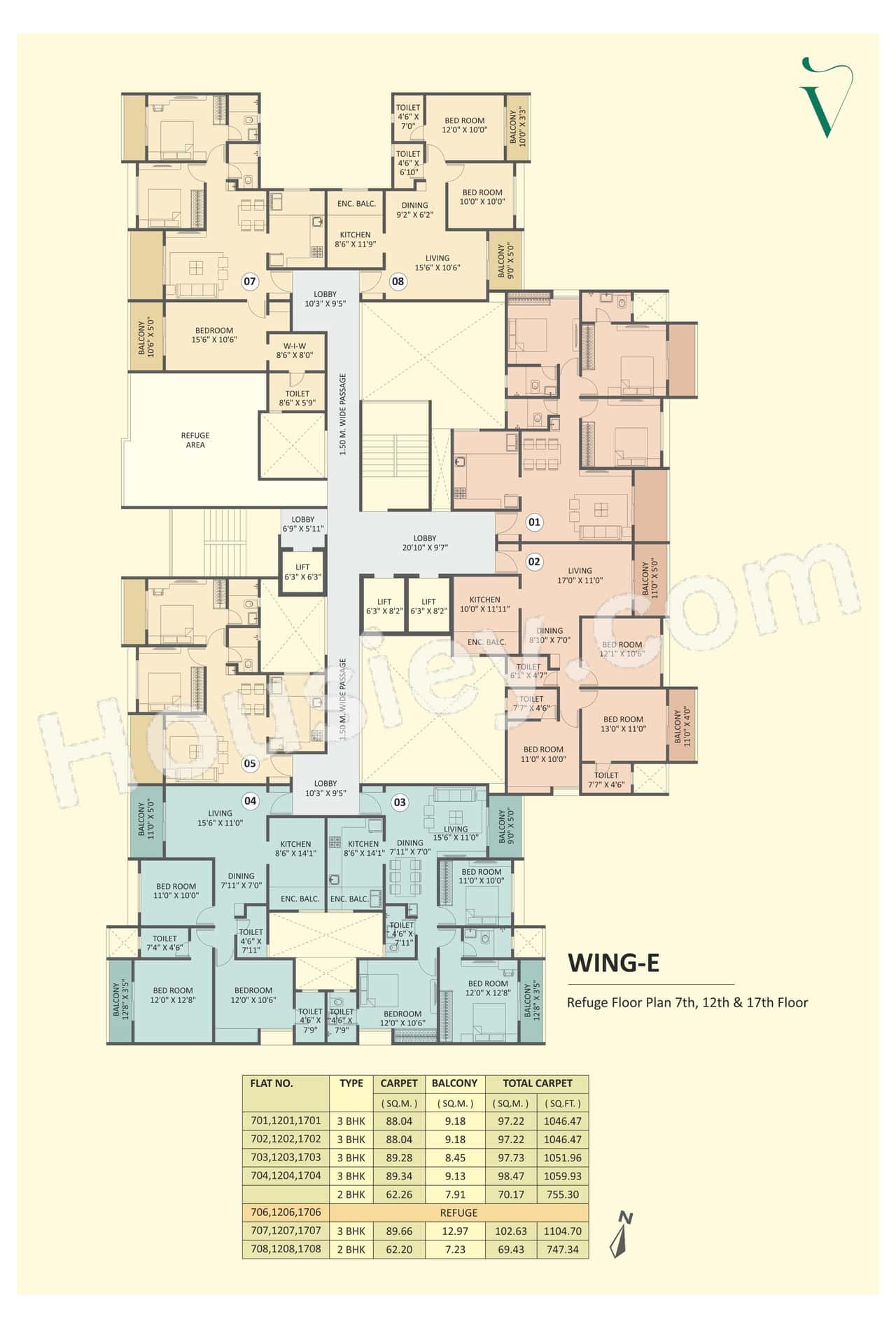 Basil Vrundavan Floor plan 1