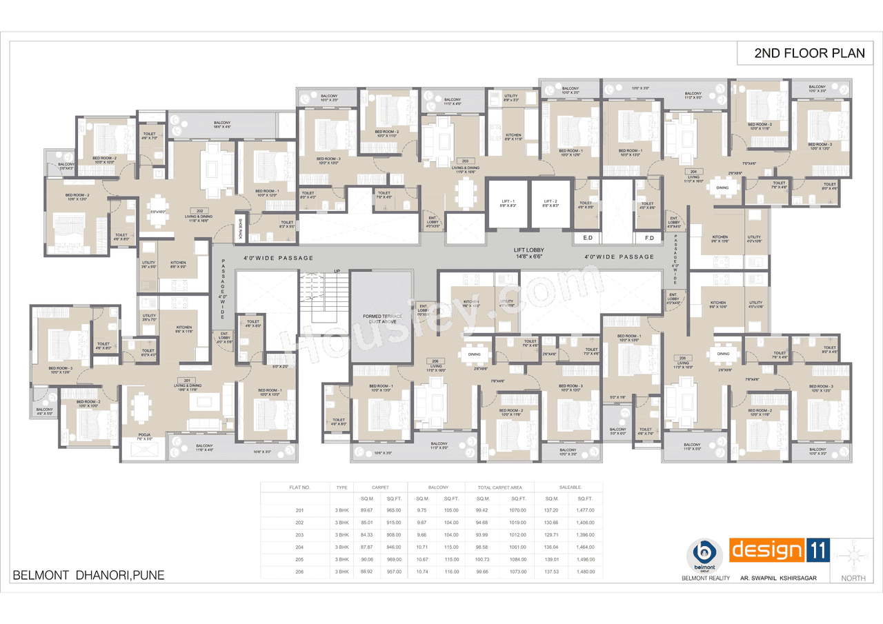 Belmont Skydale Floor plan 2