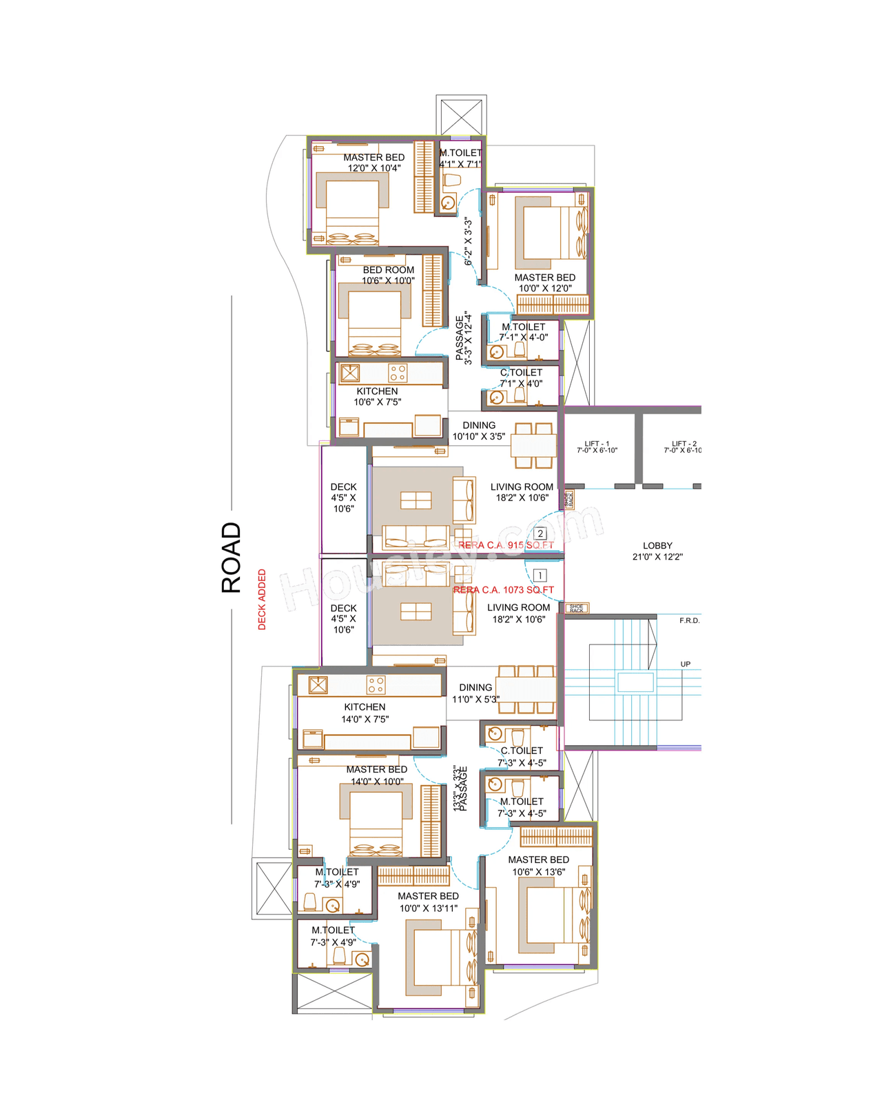 Belmonte Corner Floor plan 1