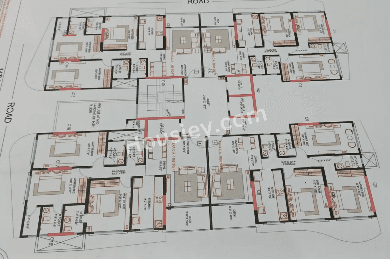 Belmonte Corner Floor plan 2