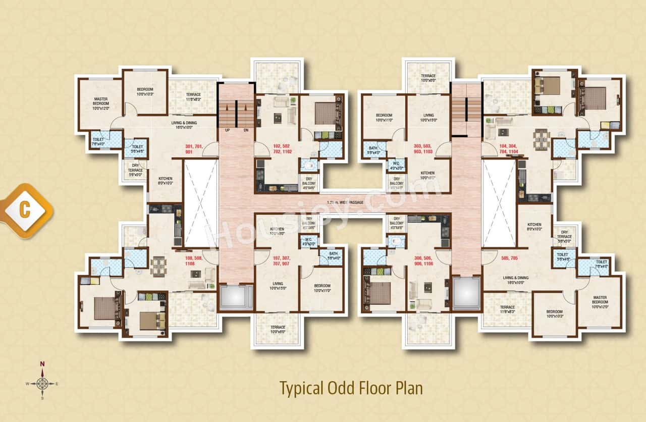 Bhandari Aavishkar Floor plan 6