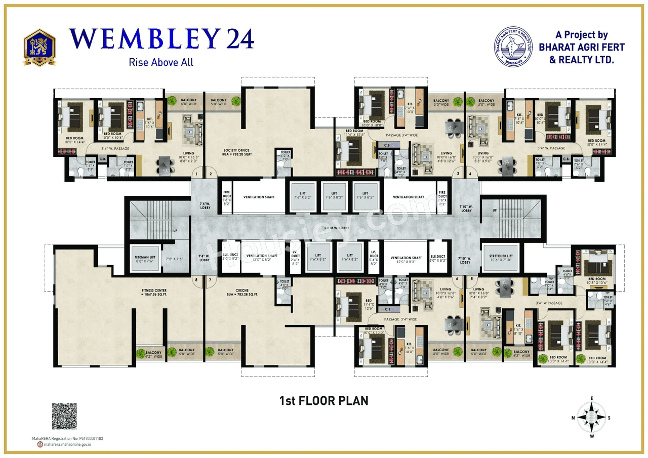 Bharat Wembley24 Floor plan 1