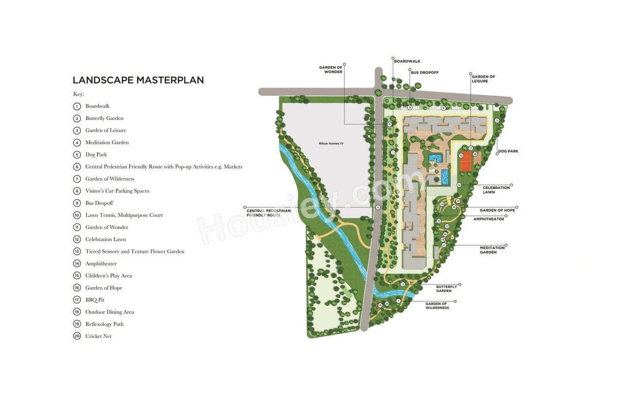 Bhartiya Nikoo Homes 5 Floor plan 1