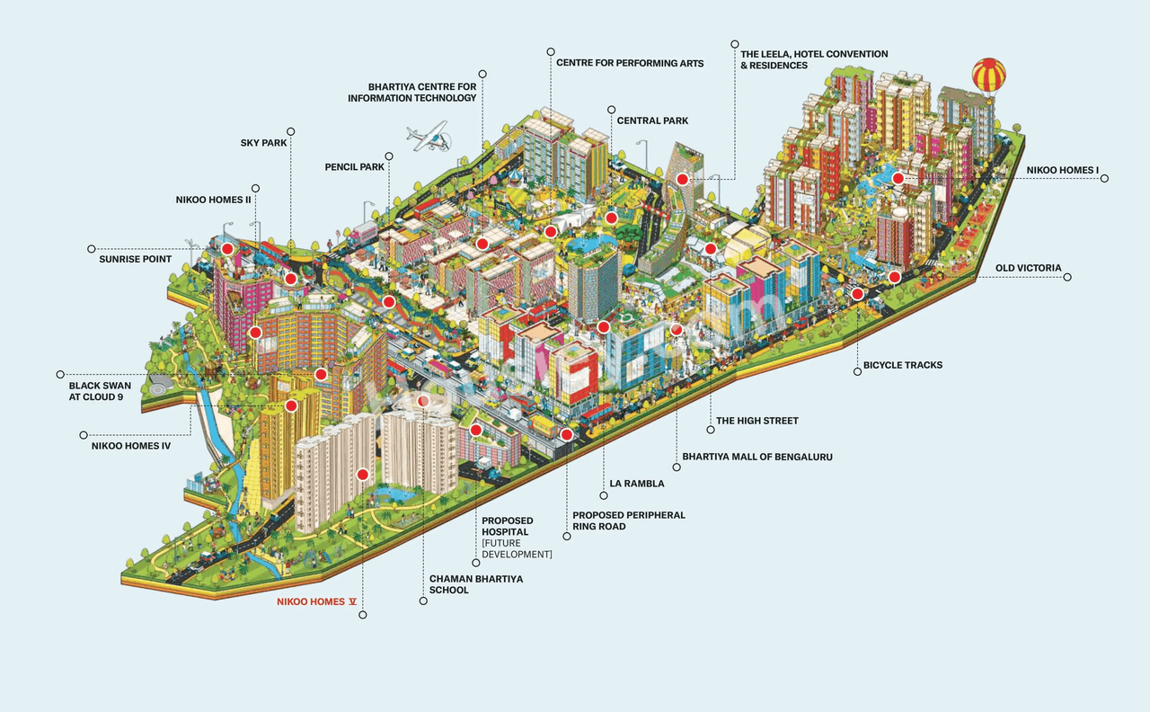 Bhartiya Nikoo Homes 5 Floor plan 2