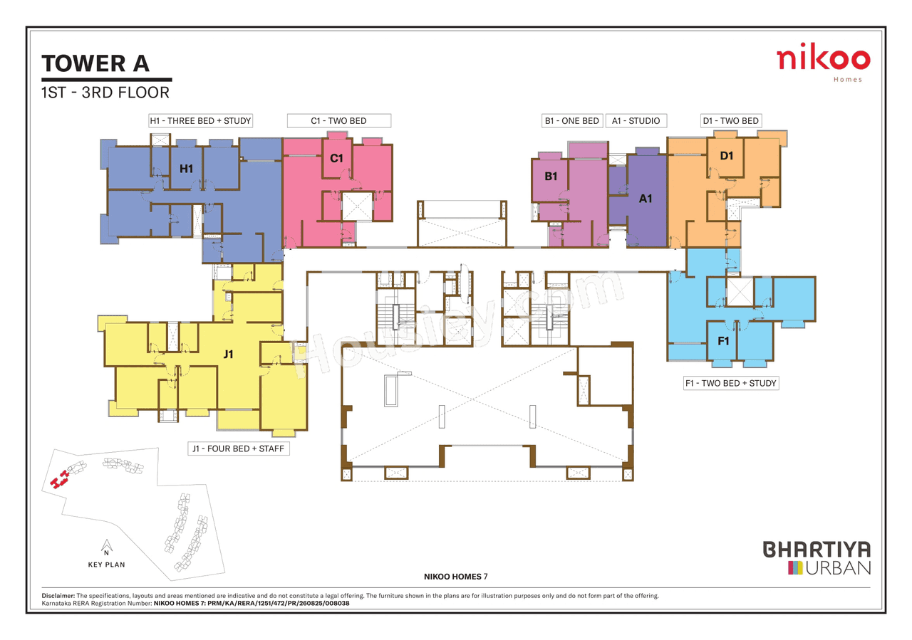 Bhartiya Garden Estate Floor plan 1