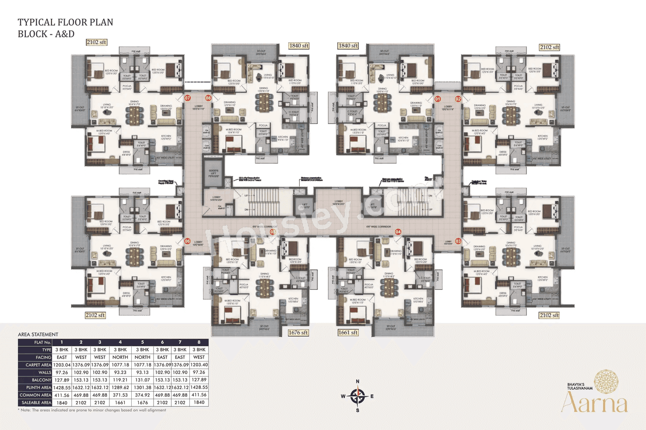 Bhavya Tulasivanam Aarna Floor plan 1