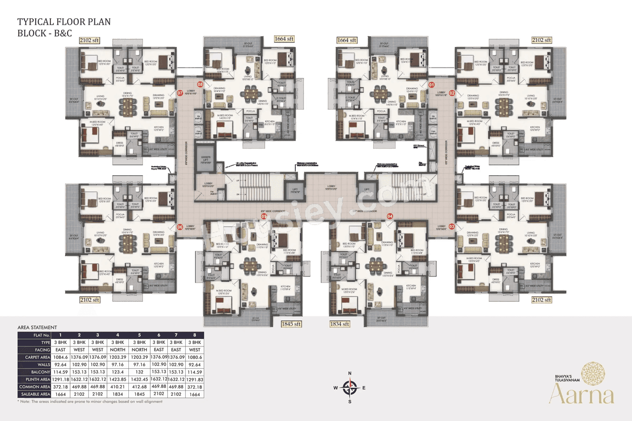 Bhavya Tulasivanam Aarna Floor plan 2