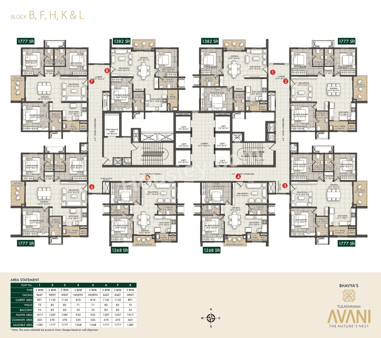 Bhavya Tulasivanam Avani Floor plan 2